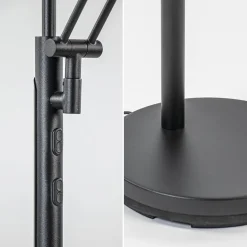 Straluma Staande uplighter+leesarm zwart dim.cct><noscript><img width=