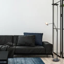 Straluma Staande uplighter+leesarm zwart dim.cct><noscript><img width=