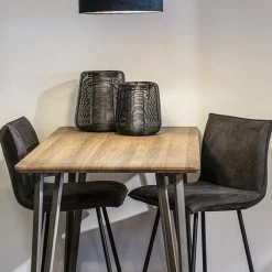 Straluma Stoere barkruk met bull lederen zitting antraciet><noscript><img width=