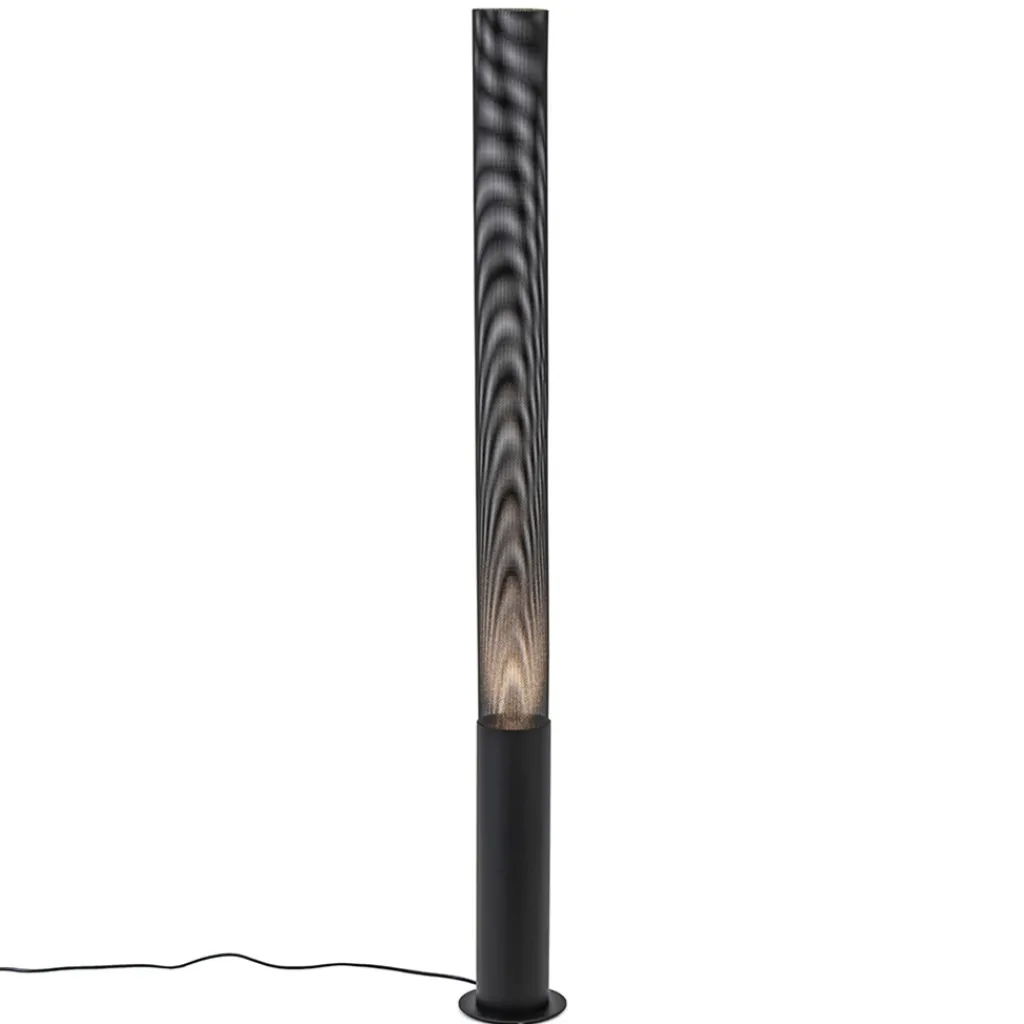 Straluma Stoere vloerlamp cilinder zwart met spot> Vloerlampen|Industriële Verlichting