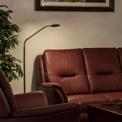 Straluma Strak klassieke leeslamp brons dimbaar><noscript><img width=