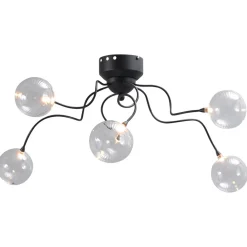 Straluma Strak klassieke plafondlamp LED met helder glas> Plafondlampen|LED Plafondlampen
