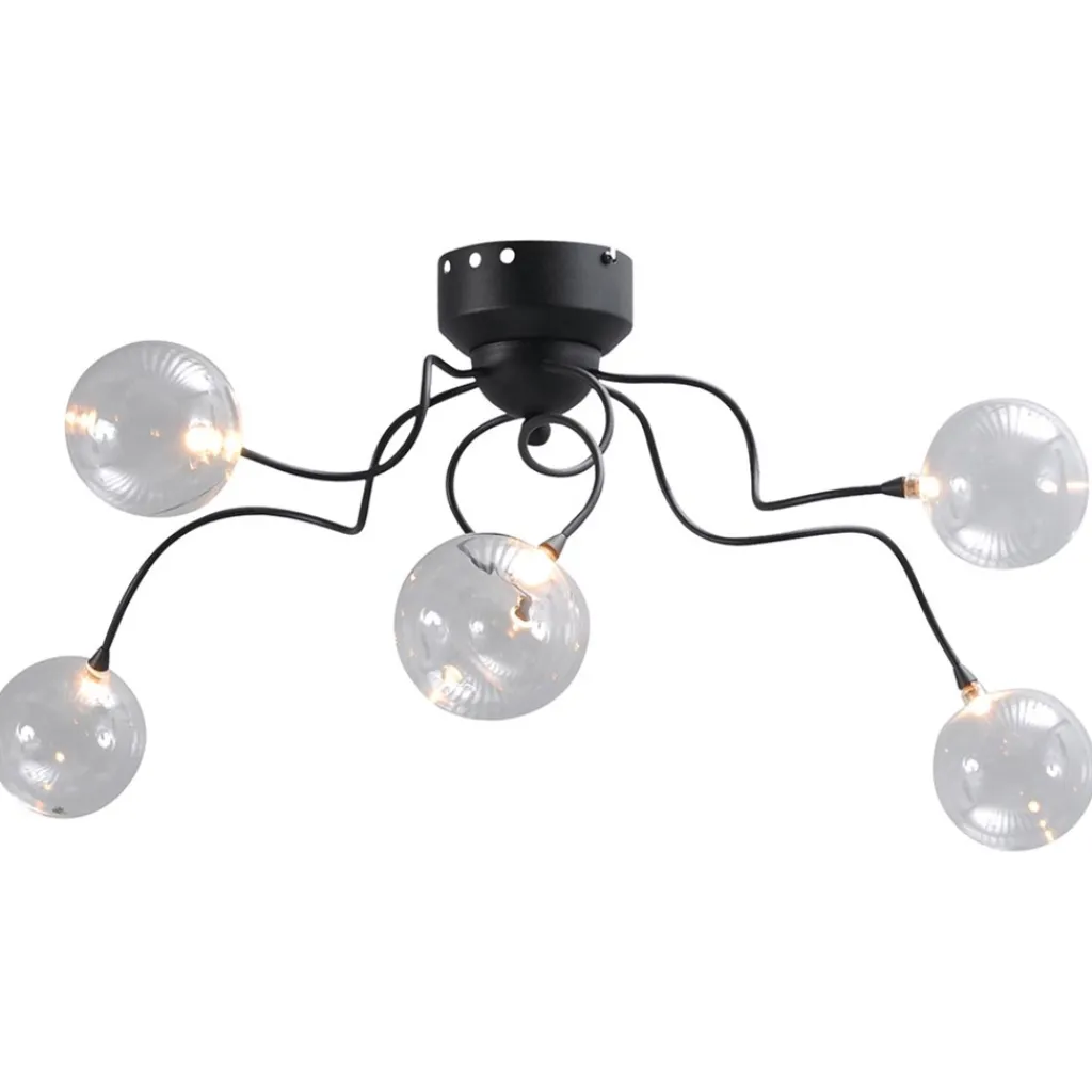 Straluma Strak klassieke plafondlamp LED met helder glas> Plafondlampen|LED Plafondlampen
