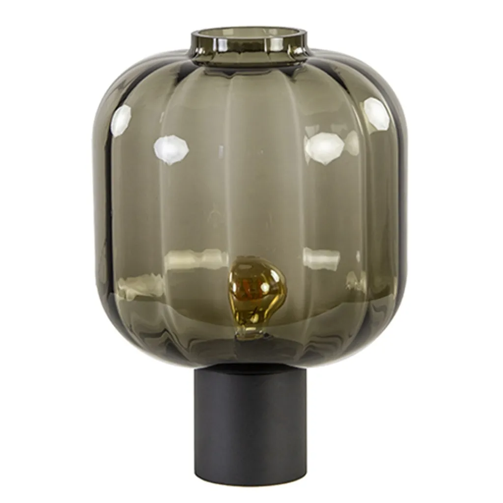 Straluma Strak klassieke tafell. met zwart glas> Woonkamerlampen|Slaapkamerlampen