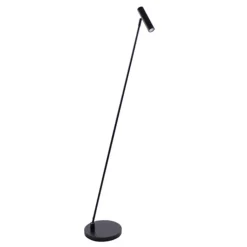 Straluma Strakke zwarte design vloerlamp LED> Vloerlampen|LED Leeslampen