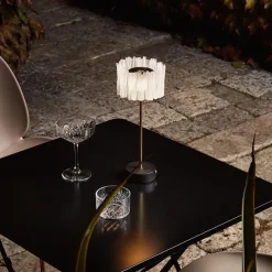 Straluma Tafellamp Accordeon op batterij prisma / zwart><noscript><img width=