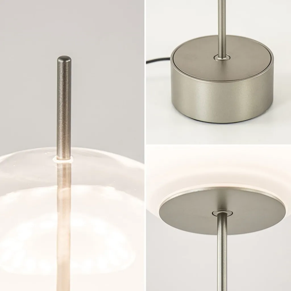 Straluma Tafellamp Bolla smoke steel/white gradient> Tafellampen|LED Tafellampen