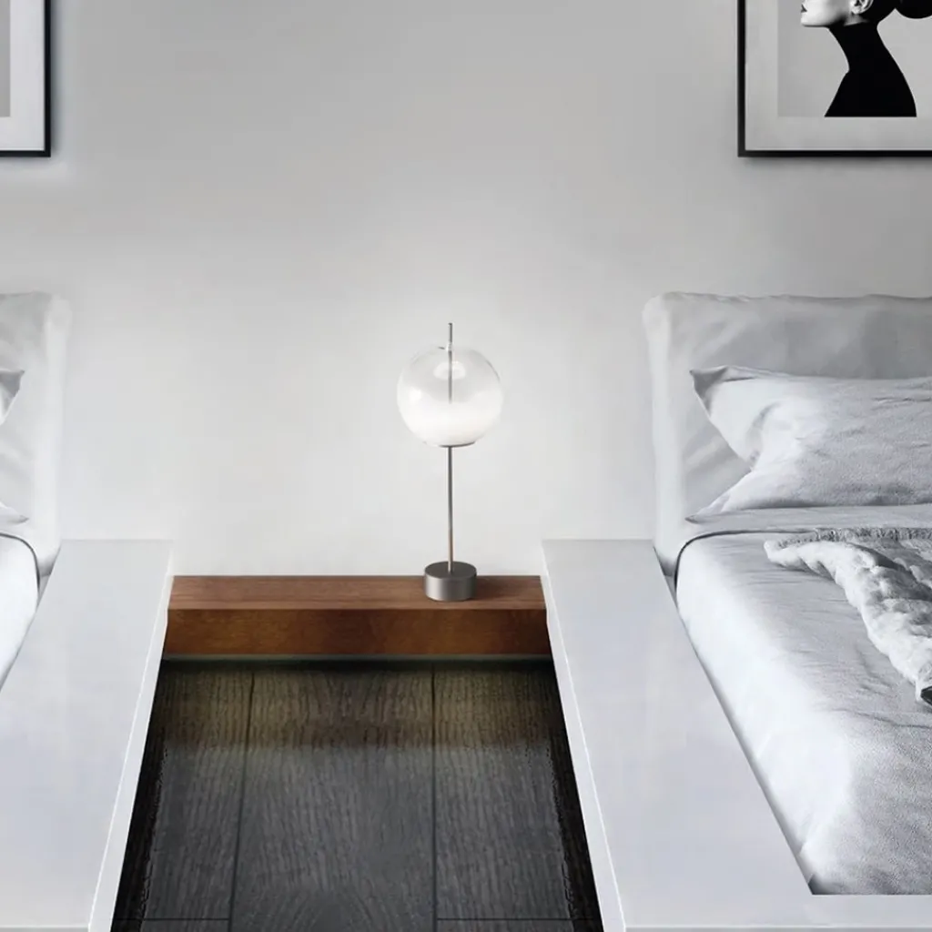 Straluma Tafellamp Bolla smoke steel/white gradient> Tafellampen|LED Tafellampen