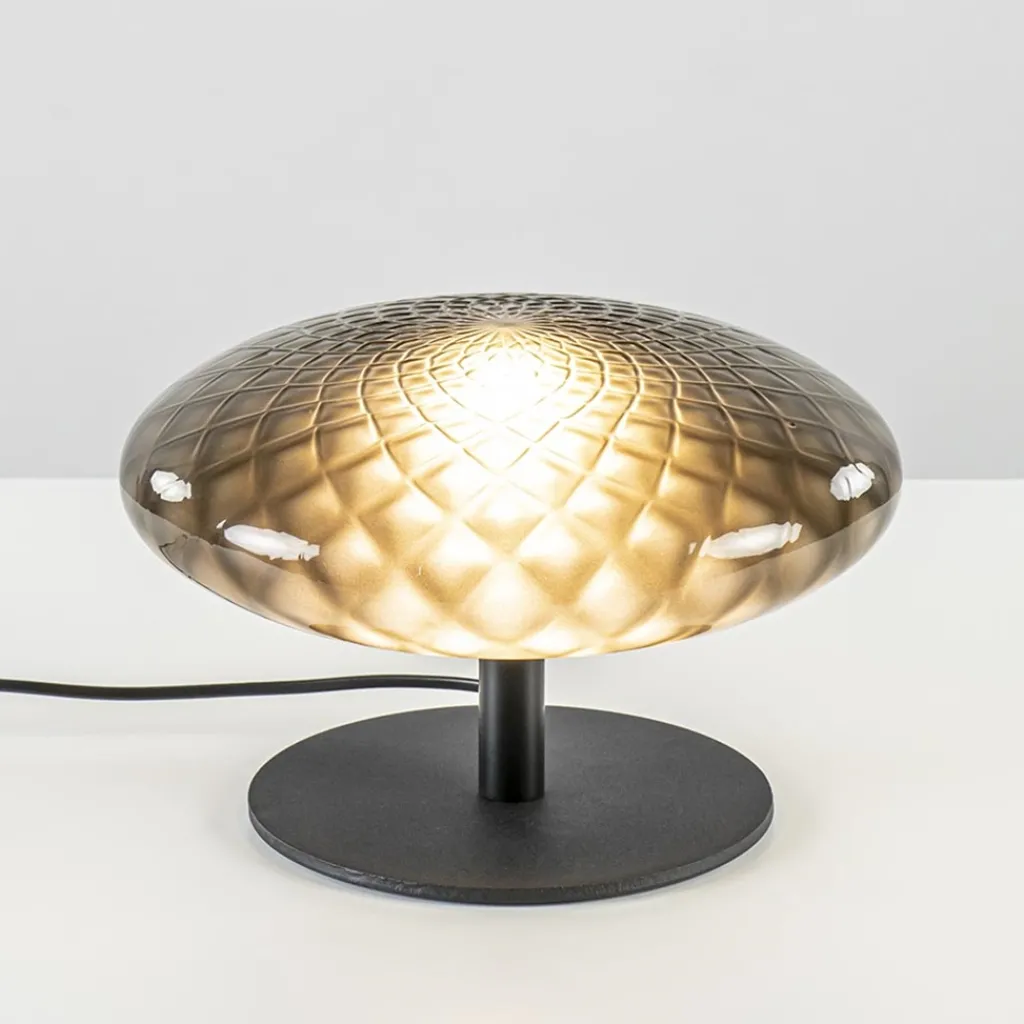 Straluma Tafellamp Bottega 30 zwart/smoke glas> Tafellampen|Design Verlichting