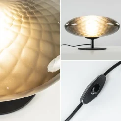 Straluma Tafellamp Bottega 40 zwart/smoke glas><noscript><img width=