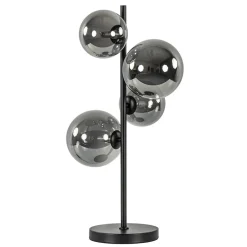 Straluma Tafellamp Calcio 4l zwart + smoke glas> Tafellampen|Retro Verlichting