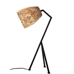 Straluma Tafellamp driepoot zwart/schelpen gold><noscript><img width=
