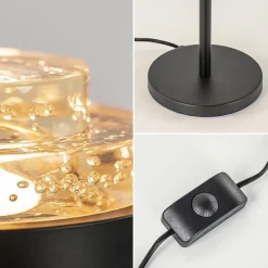 Straluma Tafellamp Dynasty zwart/amber><noscript><img width=