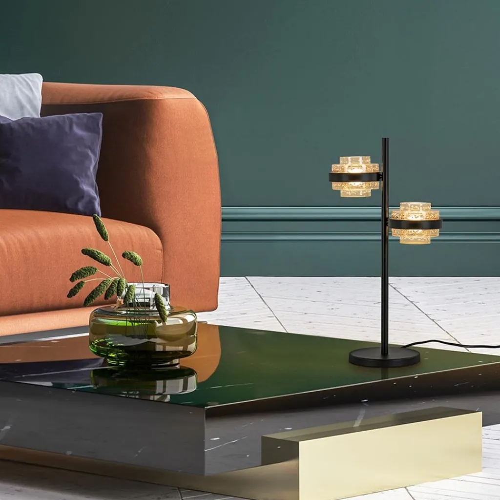 Straluma Tafellamp Dynasty zwart/amber> Tafellampen|LED Tafellampen