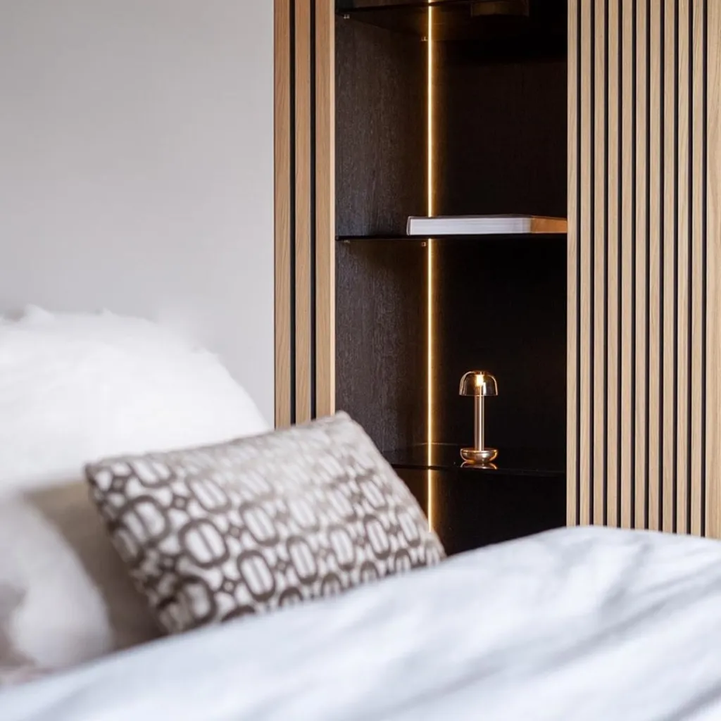 Straluma Tafellamp Humble Two goud/smoke oplaadbaar> Tafellampen|Keukenverlichting