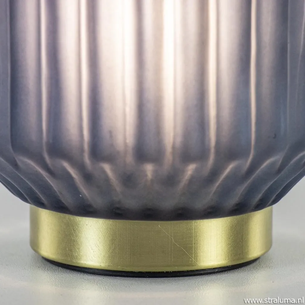 Straluma Tafellamp Ivot op batterij mat blauw klein> Tafellampen|Light and Living