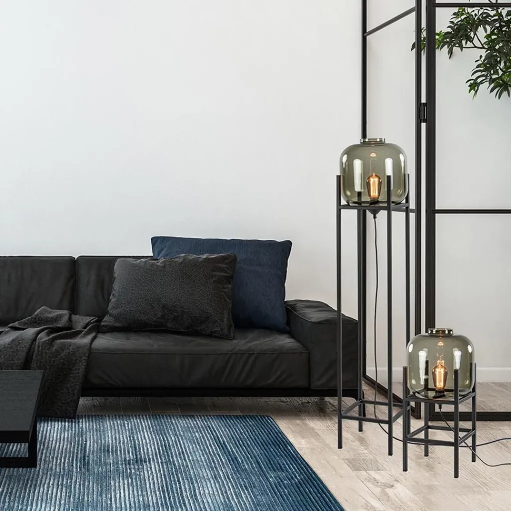 Straluma Tafellamp Lett frame zwart/smoke glas> Tafellampen|Design Verlichting