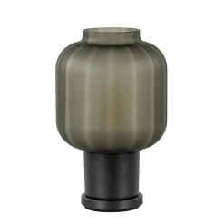 Straluma Tafellamp Lett zwart met mat smoke glas> Tafellampen|Design Verlichting