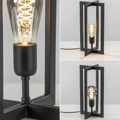 Straluma Tafellamp Mace 40cm zwart><noscript><img width=