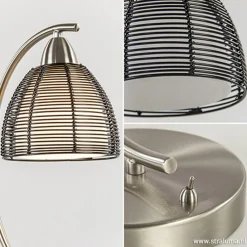 Straluma Tafellamp met zwarte draad kap><noscript><img width=