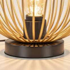 Straluma Tafellamp Nest klein zwart/matgoud><noscript><img width=