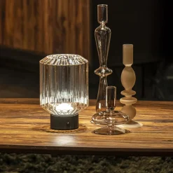 Straluma Tafellamp op batterij amber/zwart dimbaar><noscript><img width=