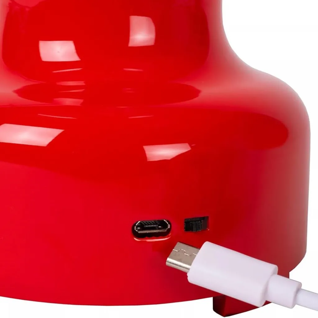 Straluma Tafellamp op batterij rood 3-standen dimbaar> Tafellampen|Eetkamerverlichting