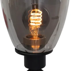 Straluma Tafellamp Reflexion ovaal zwart+smoke> Tafellampen|Driepoot lampen