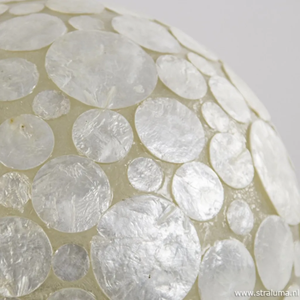 Straluma Tafellamp schelpen bol wit> Schelpenlampen|Woonkamerlampen