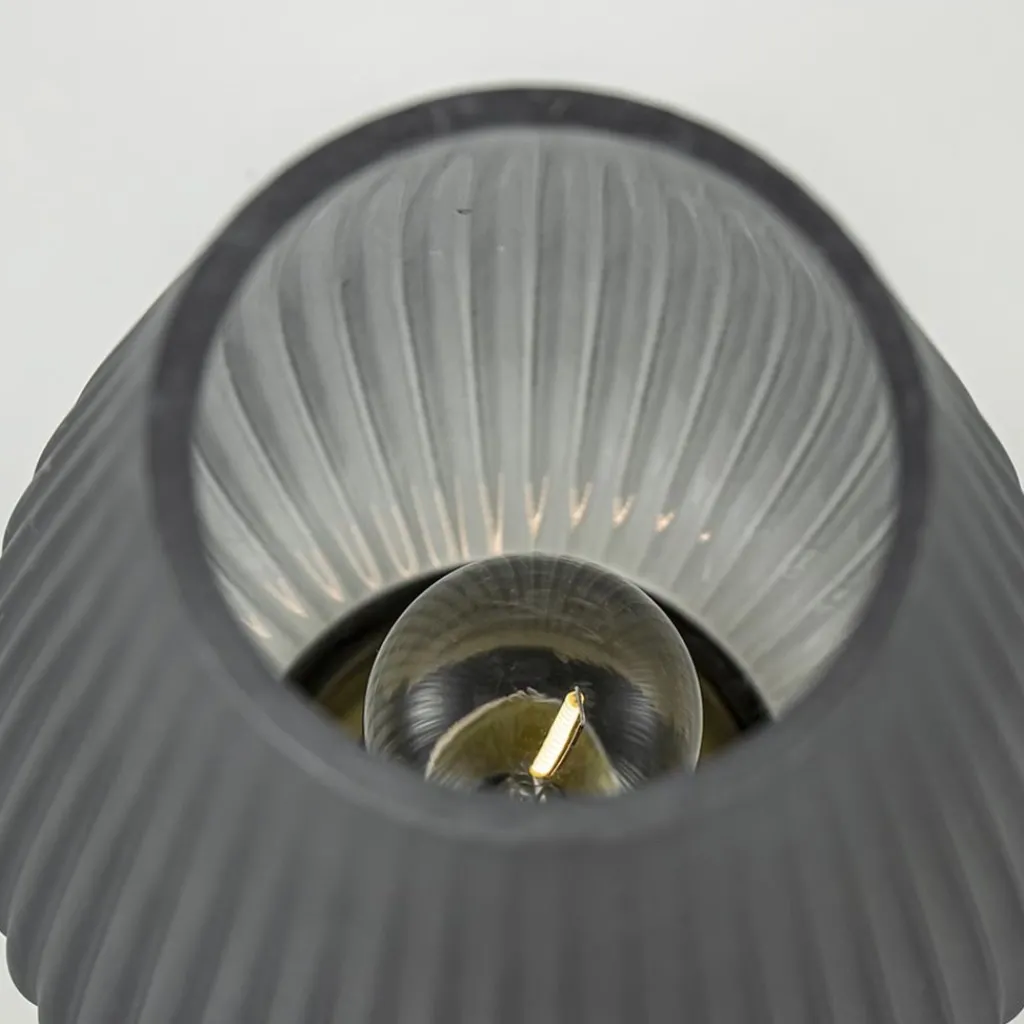 Straluma Tafellamp Tajera op batterij mat grijs/goud> Tafellampen|Light and Living