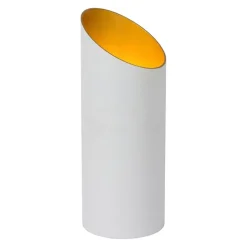 Straluma Tafellamp uplighter mat wit met goud> Uplighters|Woonkamerlampen