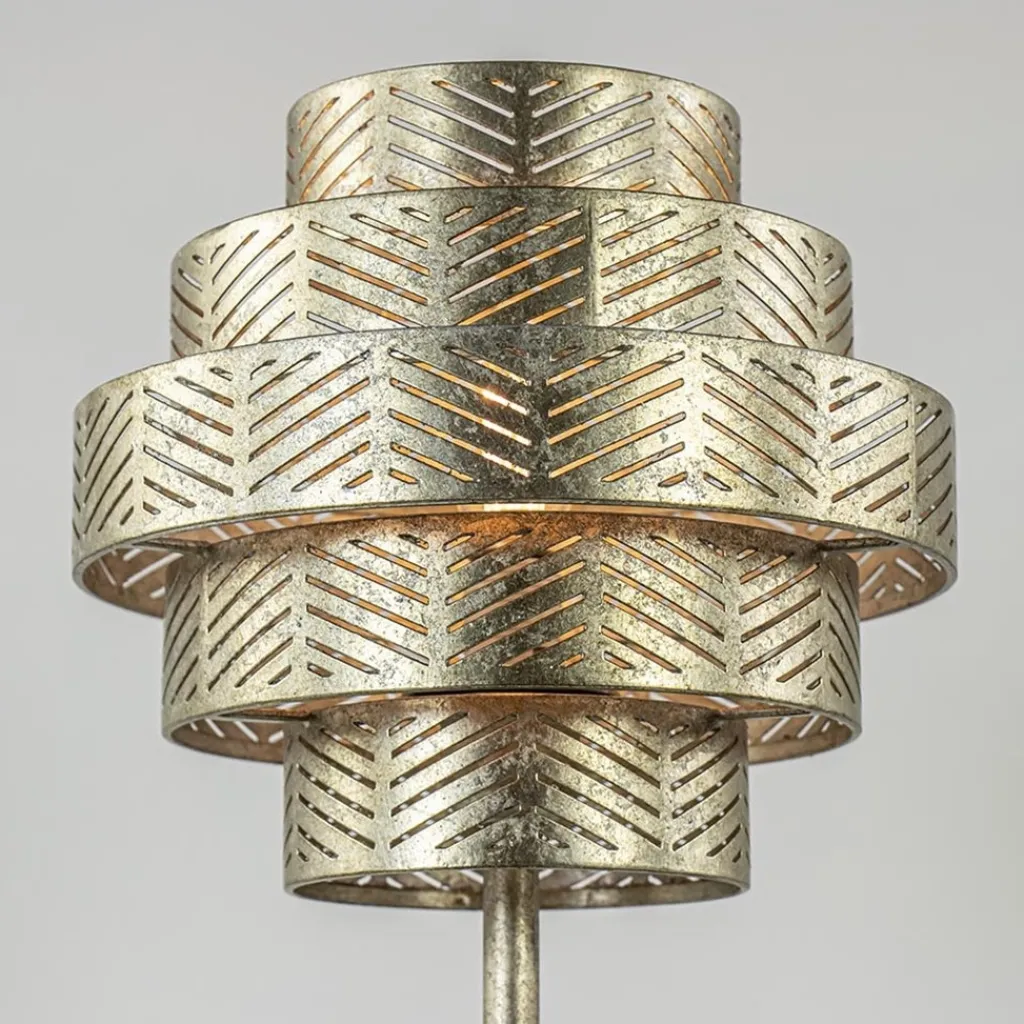 Straluma Tafellamp Vegas oud zilver/marmer zwart> Tafellampen|Decoratieve Verlichting