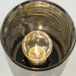 Straluma Tafellamp Zebra grijs goud op batterijen Light & Living><noscript><img width=