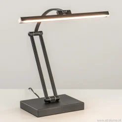 Straluma Tafellamp zwart "piano" model+touchdim.> Tafellampen|Bureaulampen