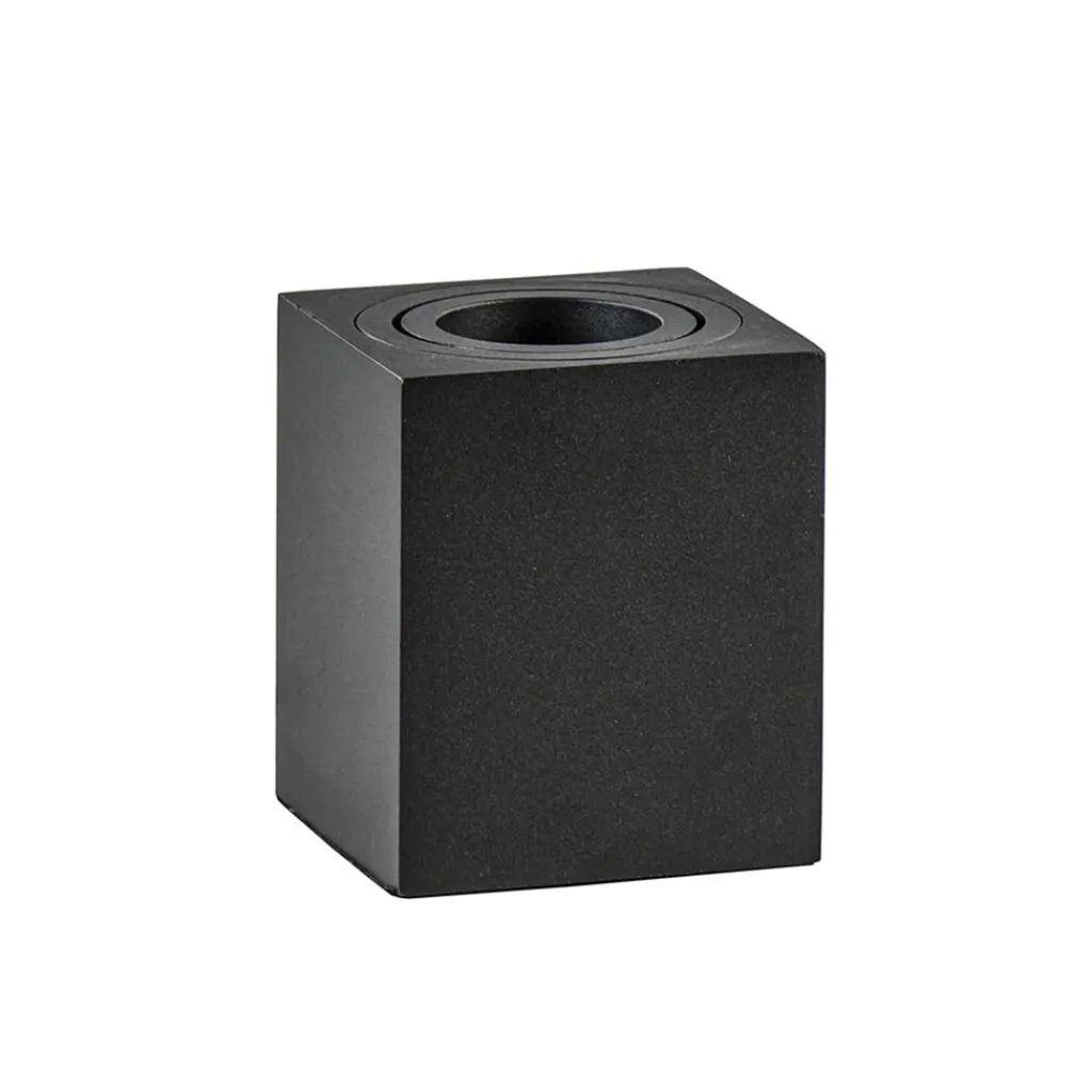 Straluma Tafelspot/vloerspot Rebel zwart vierkant> Woonkamerlampen|Slaapkamerlampen