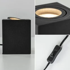 Straluma Tafelspot/vloerspot Rebel zwart vierkant><noscript><img width=