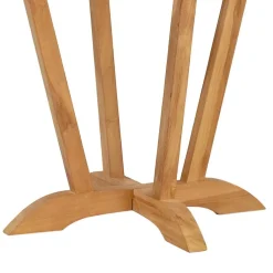 Straluma Teak houten buitentafel rond 130 cm><noscript><img width=