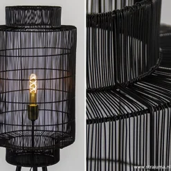 Straluma Trendy draad-vloerlamp Gruaro zwart><noscript><img width=