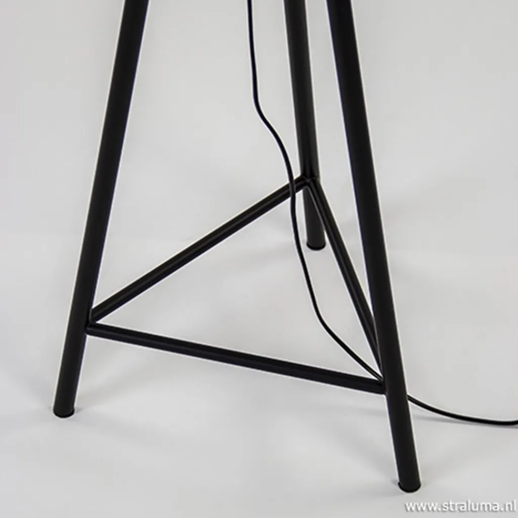 Straluma Trendy draad-vloerlamp Gruaro zwart> Draadlampen|Light and Living