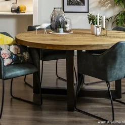 Straluma Trendy kuipstoel met zwart metalen poot><noscript><img width=