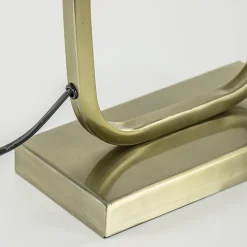 Straluma Trendy lampvoet Lutika licht goud exclusief kap><noscript><img width=