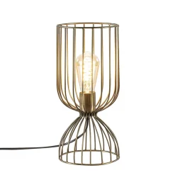 Straluma Trendy tafellamp Lazar Light and Living brons> Tafellampen|Draadlampen