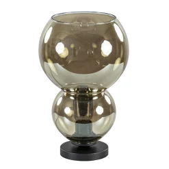 Straluma Trendy tafellamp met smoke glazen kap> Tafellampen|Industriële Verlichting