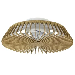 Straluma Ventilator Himalaya Mini hout remote cct> Plafondlampen|Plafondventilatoren met lamp