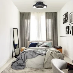 Straluma Ventilator Tibet Mini zwart + remote cct><noscript><img width=