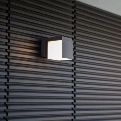 Straluma Verstelbare LED buitenlamp kubus donker grijs IP54><noscript><img width=
