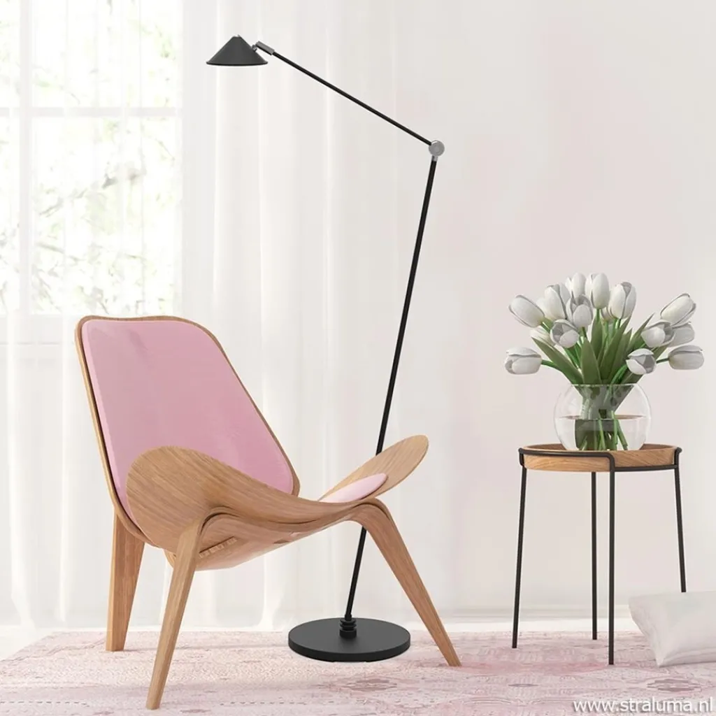 Straluma Verstelbare LED leeslamp met dim to warm functie> Vloerlampen|Leeslampen