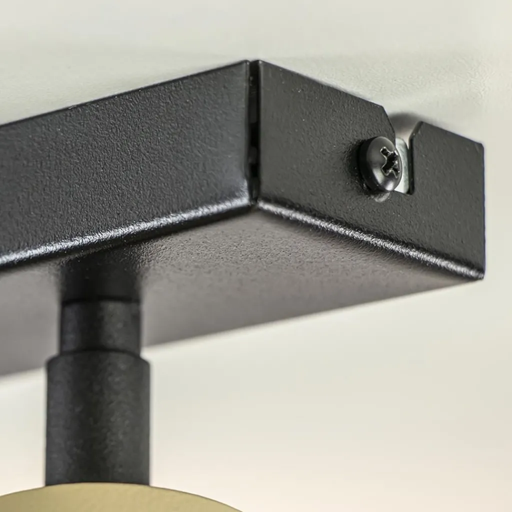 Straluma Verstelbare 5-lichts GU10 opbouwspot goud met zwart> Plafondlampen|Opbouwspots