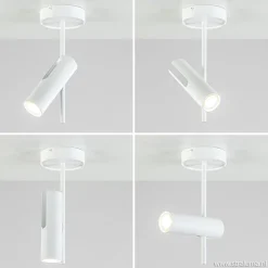 Straluma Verstelbare opbouwspot modern wit> Opbouwspots|Keukenverlichting