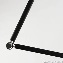 Straluma Verstelbare plafondlamp zwart met kap> Plafondlampen|Moderne Verlichting